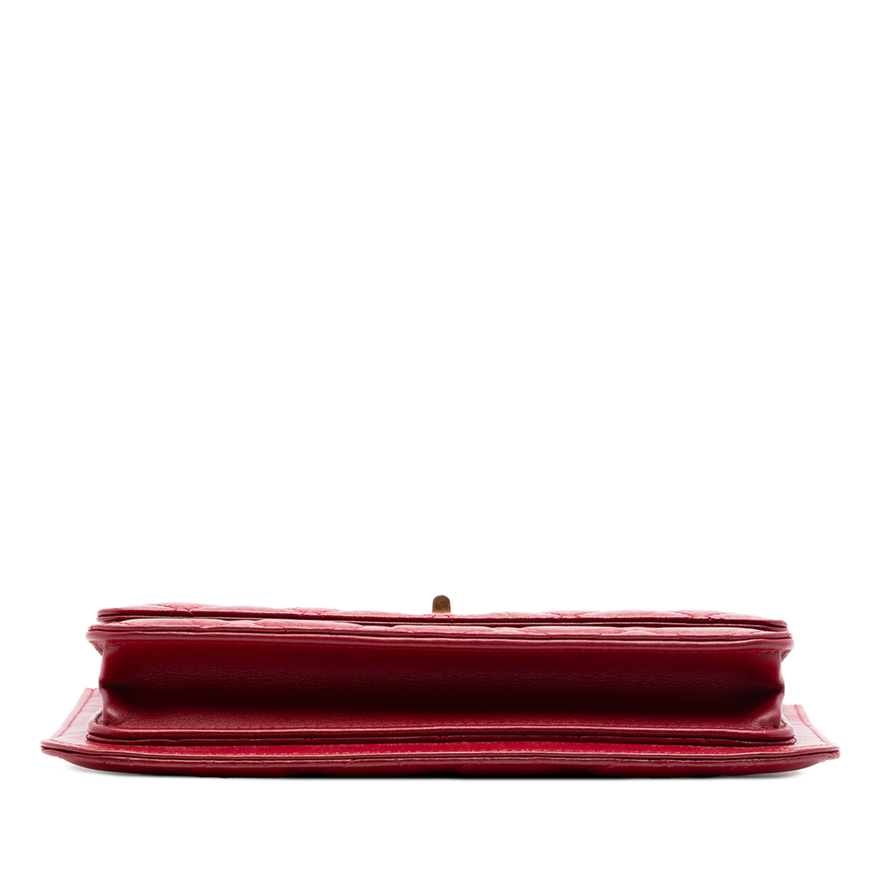 Pre-Loved Chanel Quilted Aged Calfskin Reissue 2.55 Wallet on Chain - Picture 3 of 7